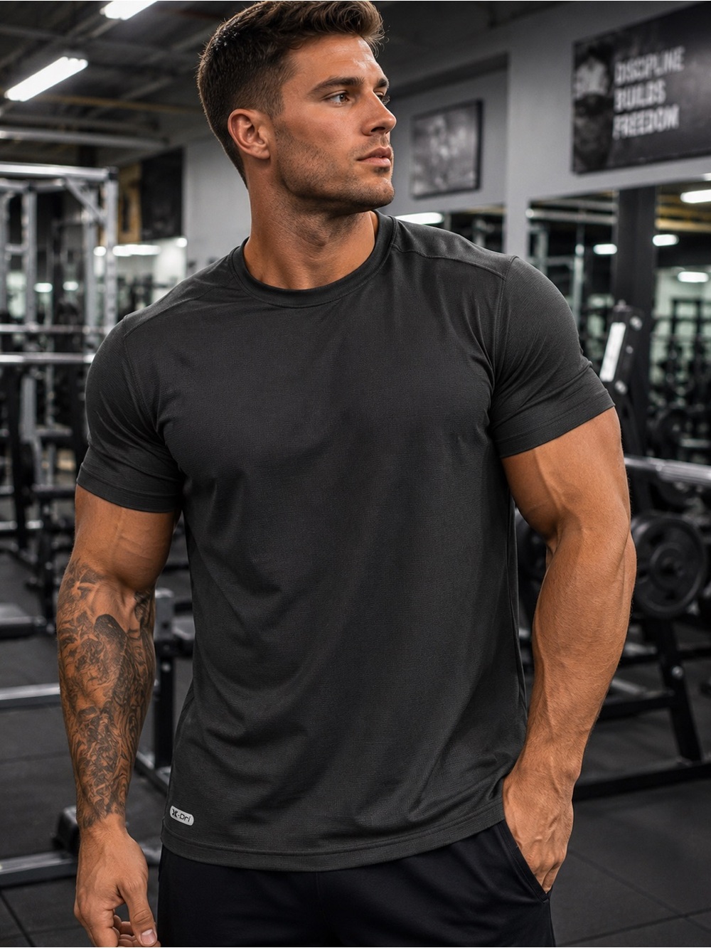 RBX X-Dri Performance Athletic Shirt XL | Black Moisture-Wicking Workout Tee